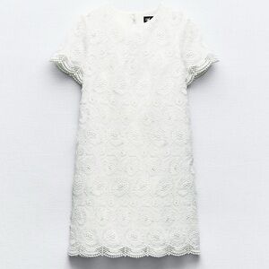 ZARA TEXTURED MINI DRESS